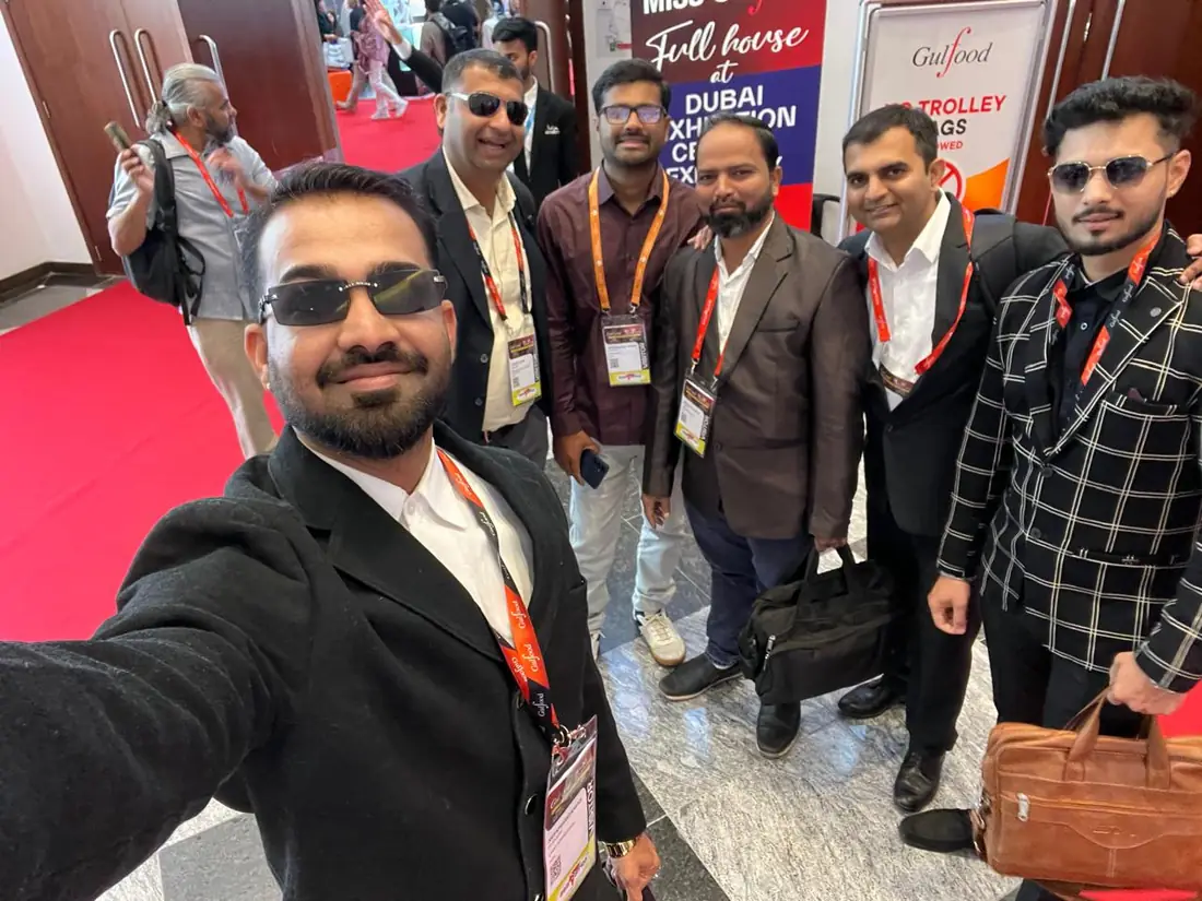 With delegation participants at Gulfood 2026
